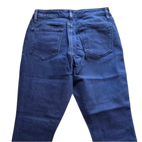 Martha Stewart Patchwork Jeans Size 4 | High Rise Skinny Denim Blue - Picture 6 of 8